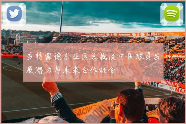 多特蒙德东亚区总裁谈中国球员发展潜力与未来合作机会