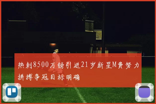 热刺8500万镑引进21岁新星M费努力拼搏争冠目标明确